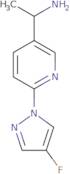 (R)-1-(6-(4-Fluoro-1H-pyrazol-1-yl)pyridin-3-yl)ethan-1-amine