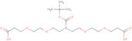 N-Boc-N-bis(PEG2-acid)