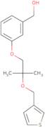 (3-(2-Methyl-2-(thiophen-3-ylmethoxy)propoxy)phenyl)methanol