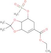 Ethyl 3,4-o-isopropylidene-5-o-methanesulfonylshikimate
