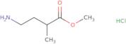 Methyl 4-amino-2-methylbutanoate hydrochloride