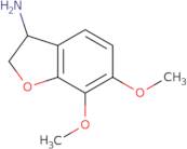 6,7-Dimethoxy-2,3-dihydro-1-benzofuran-3-amine