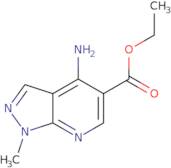 Ethyl 4-amino-1-methyl-1H-pyrazolo[3,4-b]pyridine-5-carboxylate