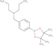 Dipropyl(([4-(tetramethyl-1,3,2-dioxaborolan-2-yl)phenyl]methyl))amine