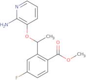 Methyl 2-[1-[(2-amino-3-pyridyl)oxy]ethyl]-4-fluoro-benzoate