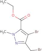 ethyl 4-bromo-3-(bromomethyl)-1-methyl-1H-pyrazole-5-carboxylate