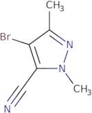 4-Bromo-1,3-dimethyl-1H-pyrazole-5-carbonitrile