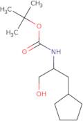 tert-Butyl N-(1-cyclopentyl-3-hydroxypropan-2-yl)carbamate