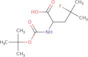 2-{[(tert-Butoxy)carbonyl]amino}-4-fluoro-4-methylpentanoic acid