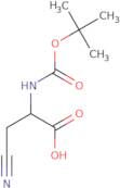 2-{[(tert-Butoxy)carbonyl]amino}-3-cyanopropanoic acid