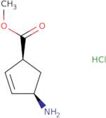 (1S,4R)-methyl 4-aminocyclopent-2-enecarboxylate HCl