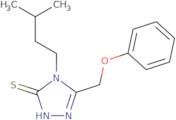 4-(3-Methylbutyl)-5-(phenoxymethyl)-4H-1,2,4-triazole-3-thiol