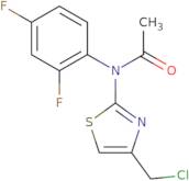 N-[4-(Chloromethyl)-1,3-thiazol-2-yl]-N-(2,4-difluorophenyl)acetamide