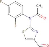 N-(2,4-Difluorophenyl)-N-(4-formyl-1,3-thiazol-2-yl)acetamide