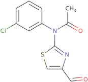 N-(3-Chlorophenyl)-N-(4-formyl-1,3-thiazol-2-yl)acetamide