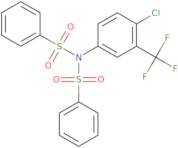 N-(Benzenesulfonyl)-N-[4-chloro-3-(trifluoromethyl)phenyl]benzenesulfonamide