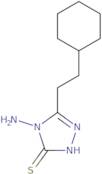 4-Amino-5-(2-cyclohexylethyl)-4H-1,2,4-triazole-3-thiol