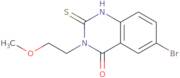 6-Bromo-3-(2-methoxyethyl)-2-sulfanyl-3,4-dihydroquinazolin-4-one