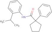 1-phenyl-N-[2-(propan-2-yl)phenyl]cyclopentane-1-carboxamide