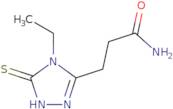 3-(4-Ethyl-5-sulfanyl-4H-1,2,4-triazol-3-yl)propanamide