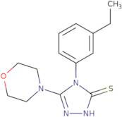 4-(3-Ethylphenyl)-5-(morpholin-4-yl)-4H-1,2,4-triazole-3-thiol