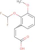 (2E)-3-[2-(Difluoromethoxy)-3-methoxyphenyl]prop-2-enoic acid