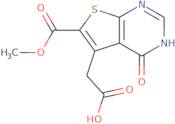 2-[6-(Methoxycarbonyl)-4-oxo-3H,4H-thieno[2,3-d]pyrimidin-5-yl]acetic acid