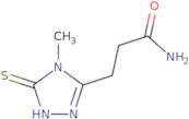 3-(4-Methyl-5-sulfanyl-4H-1,2,4-triazol-3-yl)propanamide