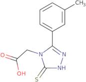 2-[3-(3-Methylphenyl)-5-sulfanyl-4H-1,2,4-triazol-4-yl]acetic acid