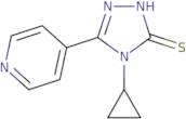 4-Cyclopropyl-5-(pyridin-4-yl)-4H-1,2,4-triazole-3-thiol