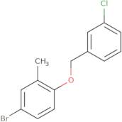 4-Bromo-1-[(3-chlorophenyl)methoxy]-2-methylbenzene