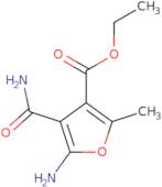 Ethyl 5-amino-4-carbamoyl-2-methylfuran-3-carboxylate