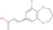 (2E)-3-(9-Chloro-3,4-dihydro-2H-1,5-benzodioxepin-7-yl)prop-2-enoic acid