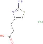 3-(2-Amino-1,3-thiazol-4-yl)propanoic acid hydrochloride