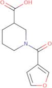 1-(Furan-3-carbonyl)piperidine-3-carboxylic acid