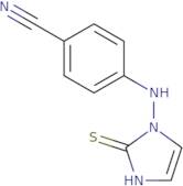 4-[(2-Sulfanyl-1H-imidazol-1-yl)amino]benzonitrile