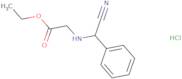 [(Cyano-phenyl-methyl)-amino]-acetic Acid ethyl ester;hydrochloride