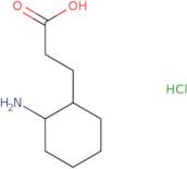 3-(2-Aminocyclohexyl)propanoic acid hydrochloride