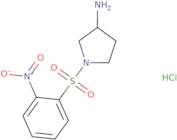 1-(2-Nitro-benzenesulfonyl)-pyrrolidin-3-ylamine