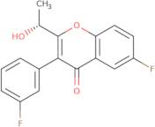 (R)-6-fluoro-3-(3-fluorophenyl)-2-(1-hydroxyethyl)-4H-chromen-4-one