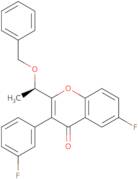 (R)-2-(1-(benzyloxy)ethyl)-6-fluoro-3-(3-fluorophenyl)-4H-chromen-4-one