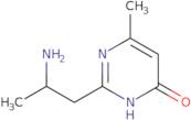 2-(2-Aminopropyl)-6-methyl-3,4-dihydropyrimidin-4-one