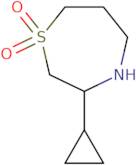 3-Cyclopropyl-1,4-thiazepane 1,1-dioxide