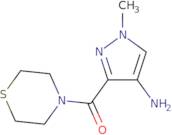 (4-Amino-1-methyl-1H-pyrazol-3-yl)(thiomorpholino)methanone