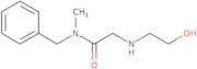 2-[(2-Hydroxyethyl)amino]-N-methyl-N-(phenylmethyl)-acetamide