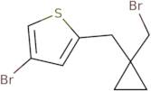 4-Bromo-2-([1-(bromomethyl)cyclopropyl]methyl)thiophene