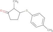 2-Methyl-3-[(4-methylphenyl)sulfanyl]cyclopentan-1-one