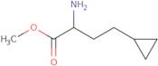 Methyl 2-amino-4-cyclopropylbutanoate