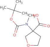 3-{[(tert-Butoxy)carbonyl](methyl)amino}oxolane-3-carboxylic acid