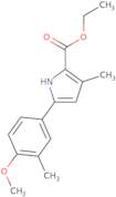 Ethyl 5-(4-methoxy-3-methylphenyl)-3-methyl-1H-pyrrole-2-carboxylate